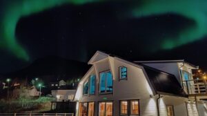 Aurora Borealis over Torsken Brygge